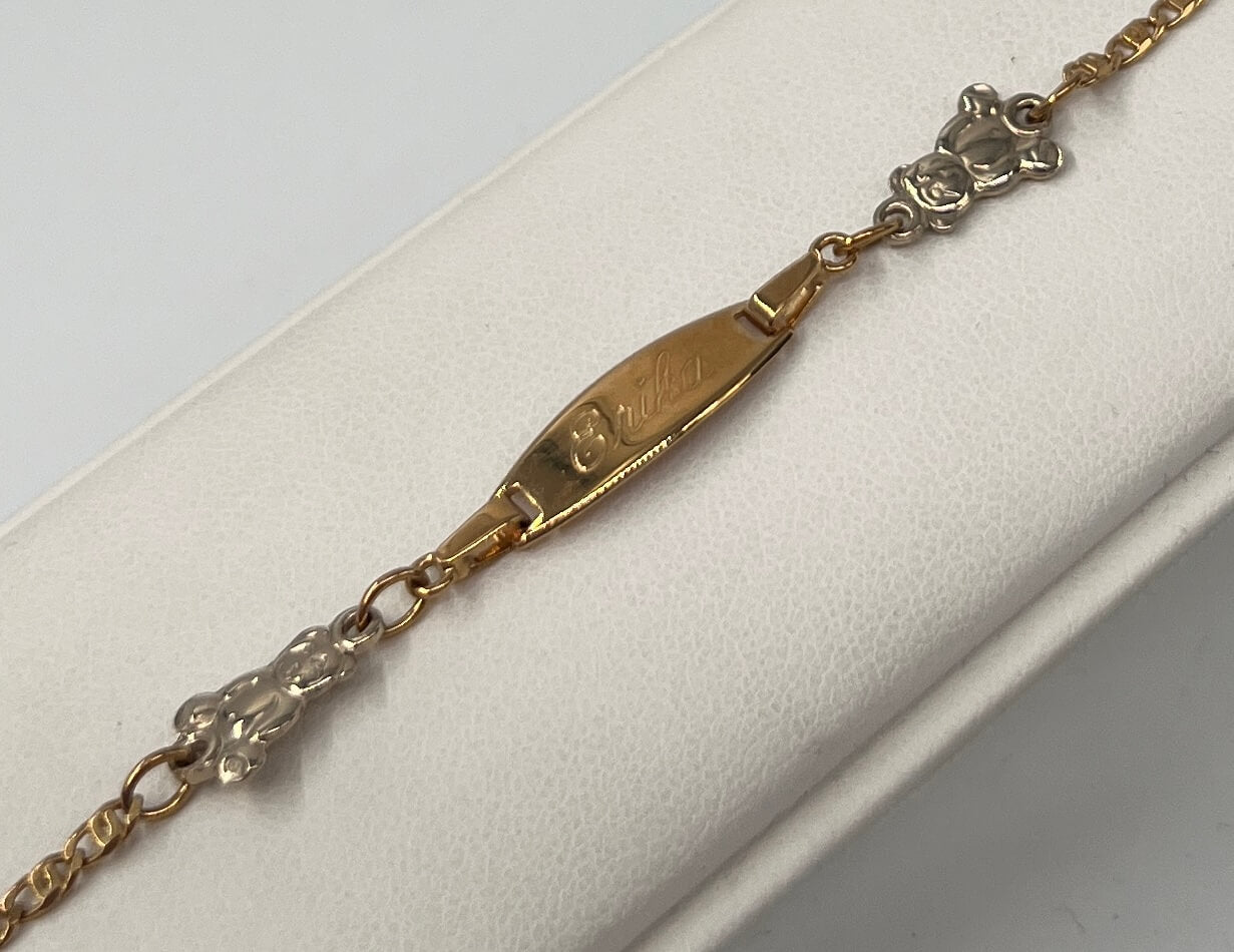 BRACCIALE 18 KT BICOLOR