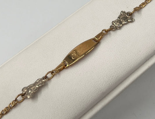 BRACCIALE 18 KT BICOLOR