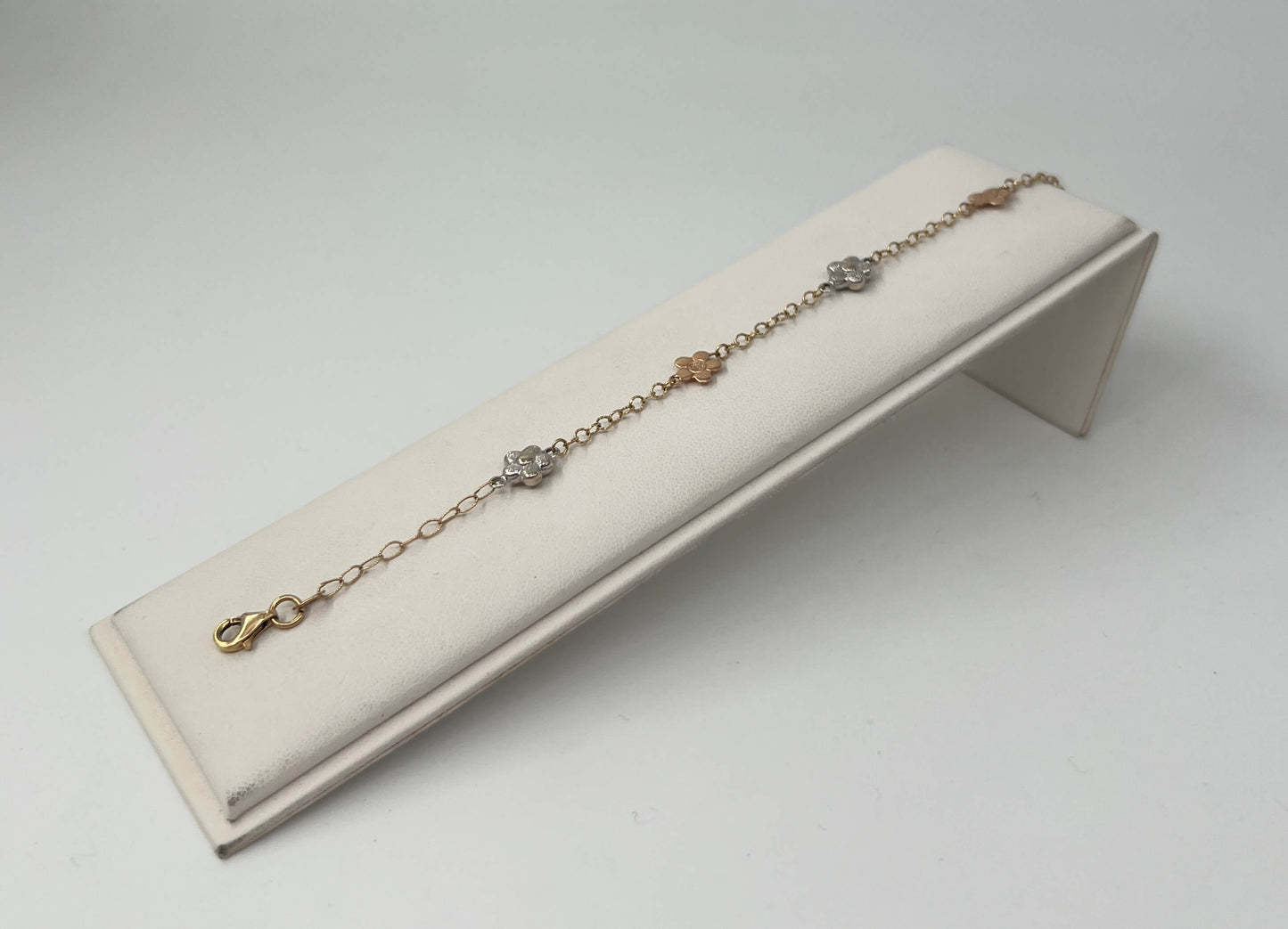 BRACCIALE 18 KT TRICOLOR