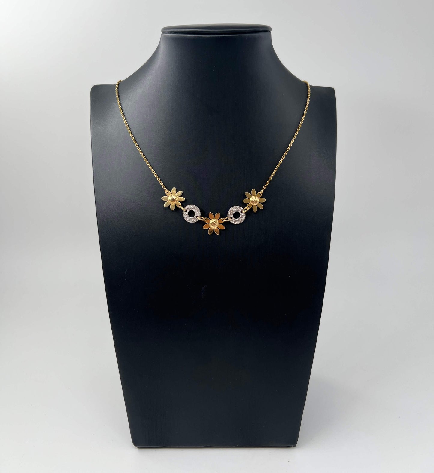 COLLANA ORO 18KT BICOLOR