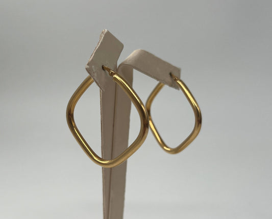 COPPIA DI ORECCHINI ORO 18KT GIALLO